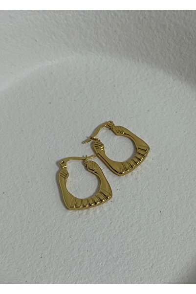 KİLİGİSTANBUL VİNTAGE ÇELİK HALKA KÜPE