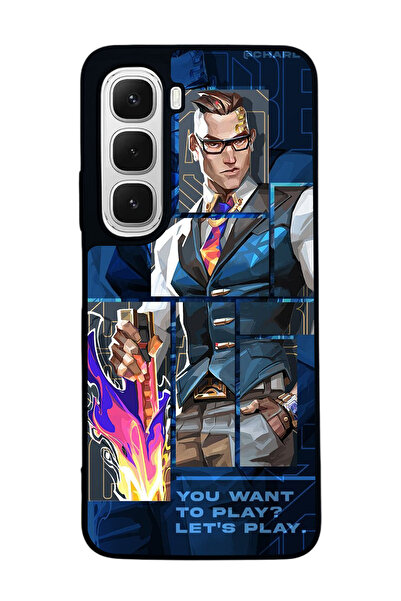 BGAKSESUAR حافظة سوداء متوافقة مع هاتف Infinix Hot 60 I Matte - سيليكون ناعم، واقي، غطاء ممتص للصدمات