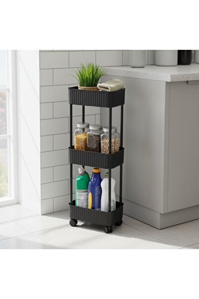 VİLORA HOME ELİTE - 3 Katlı Çok Amaçlı Pratik Mutfak Ve Banyo Organizer (TEKE...