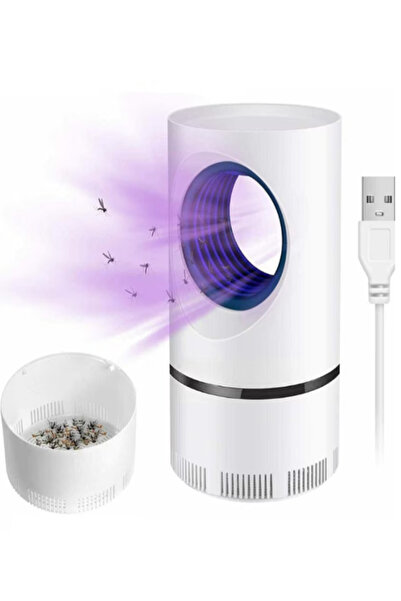 OEM UV Mosquito Trap, 360° LED, Portable USB for Indoor/Outdoor – White