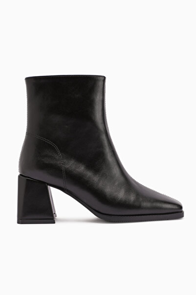 Limoya Margot Black Blunt Toe Heeled Women's Boots