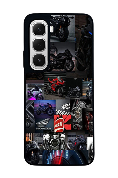 BGAKSESUAR حافظة سوداء متوافقة مع هاتف Infinix Hot 60 I Matte - سيليكون ناعم،...