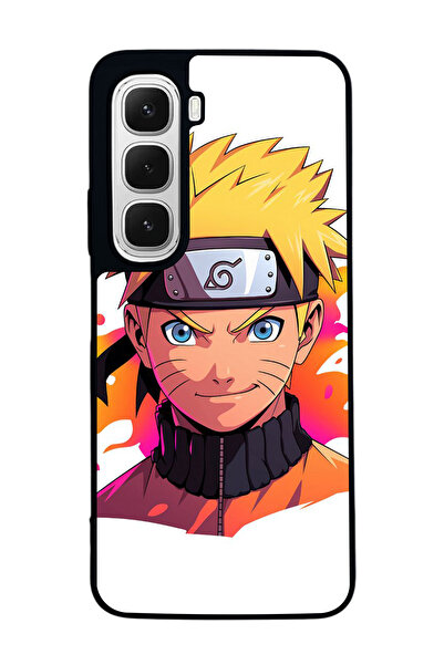 BGAKSESUAR حافظة سوداء متوافقة مع هاتف Infinix Hot 60 - سيليكون ناعم، واقي، غ...