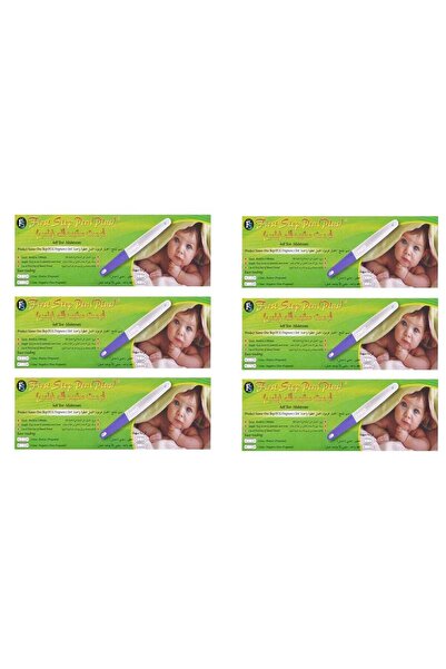 FirstPlus Pack of 6 First Step Plus Mid-Stream Pregnancy Test Devices