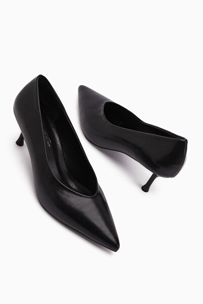 Limoya Michel Black Women's Thin Heeled Shoes