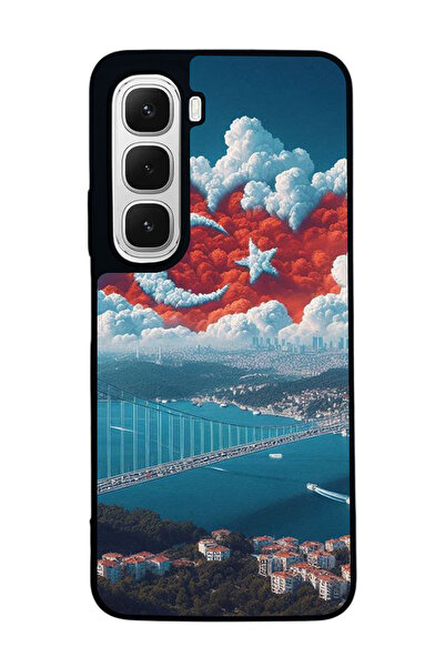 BGAKSESUAR حافظة سوداء متوافقة مع هاتف Infinix Hot 60 - سيليكون ناعم، واقي، غ...