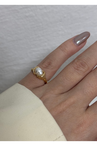 KİLİGİSTANBUL Pearl Ring, Adjustable