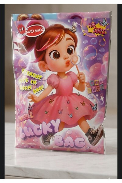Mad Max Lucky Bag with Various Toys, Surprise for Girls – Medium Size 30x38 cm-9 years