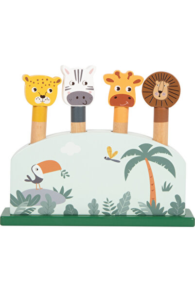 Small Foot Shape and Jumping Animals Game "Safari"