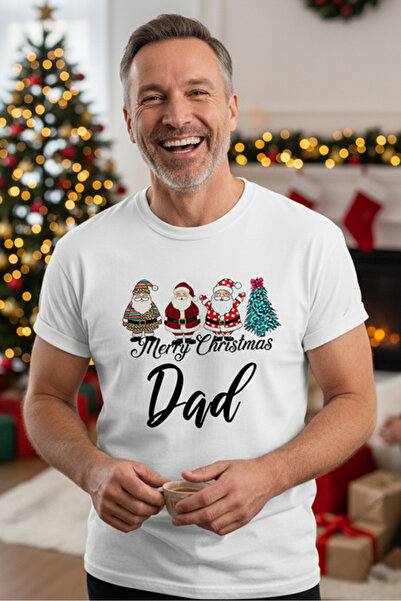 modacix Babaya Yılbaşı Hediyesi Tişört, Yılbaşı Aile Kombini (SADECE BABA TİŞÖRTÜDÜR) Tek Ürün Bedelidir.