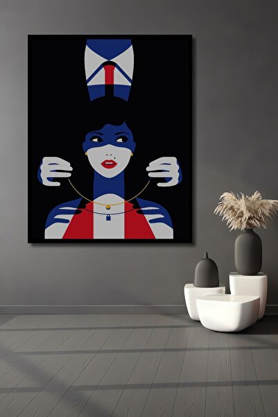 Caddemia Διακοσμητικό Ξύλινο Τετράγωνο Κρυφό Τραπέζι Δώρων με Πλαίσιο Εμφάνισ...