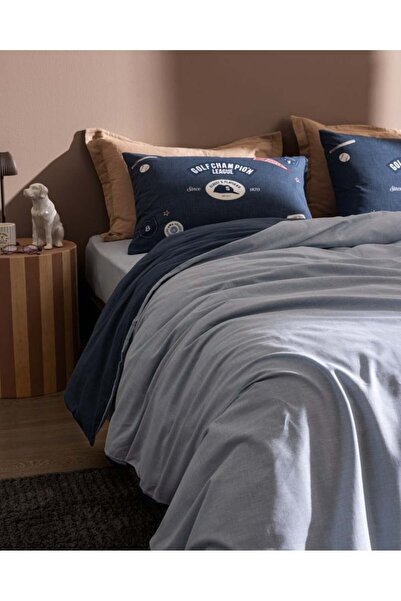 Madame Coco Ruben Double Size 100% Cotton Ranforce Printed Duvet Cover Set