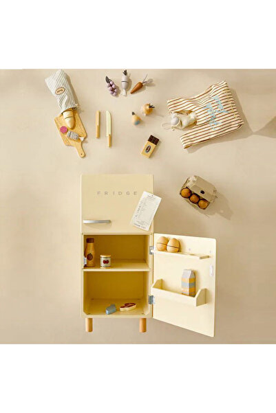 bebeLOGIC Wooden Refrigerator for Kids, bebeLOGIC™, Realistic Experience