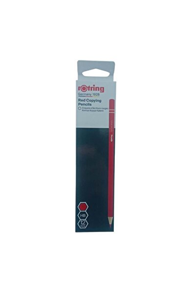 Rotring قلم نسخ أحمر 12 علبة