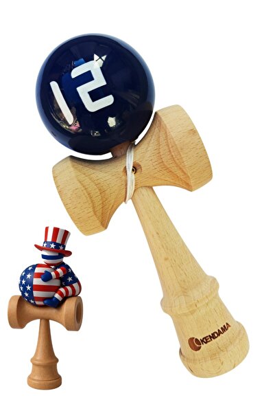 Brasoveanul Urias wood Kendama, Wooden ball + Waterproof USA Sticker for phone, 174KD
