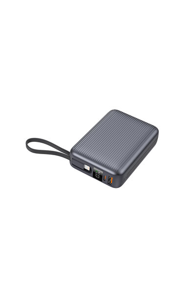 realpower 20000mAh Powerbank 22.5W Kablolu ve Led Display