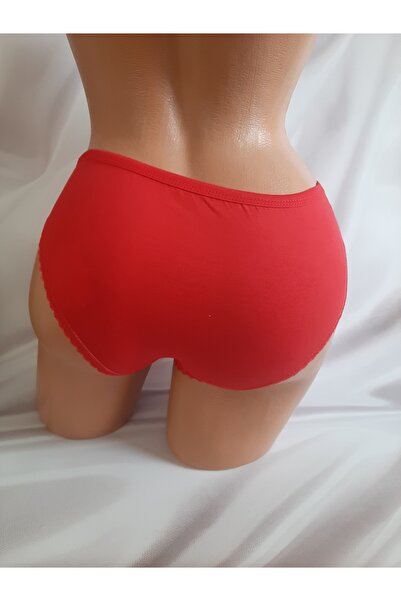 Butik New Year's Special Red Lace Front Stylish Women's Panties