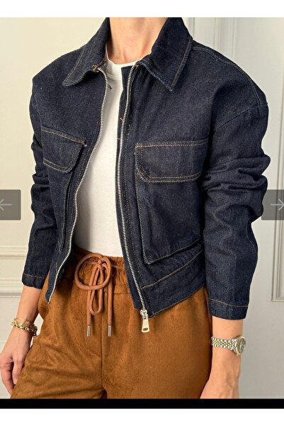 Shiny Boutique KOT CEKET LACİVERT
