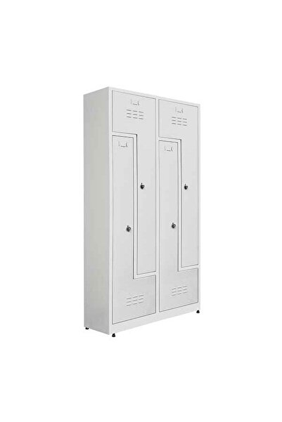 Raffar SOYUNMA DOLABI STD Z TİPİ 4'LÜ 80X40X185 CM