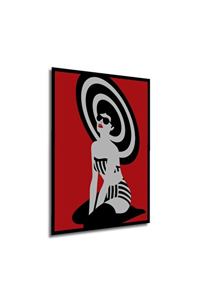 Caddemia Tablou decorativ din lemn, cu aspect de ramă, pătrat, cu eleganță și...