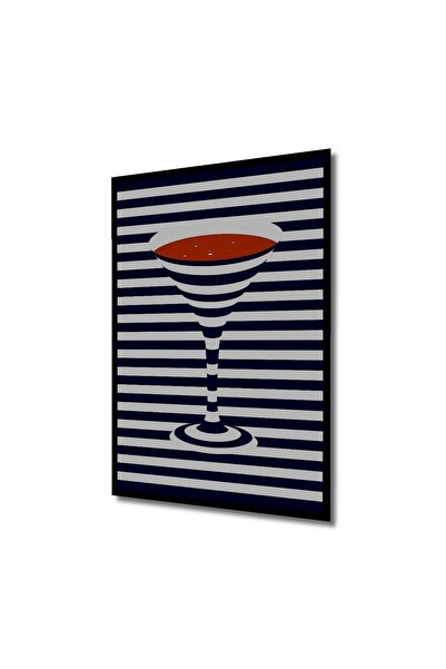 Caddemia Διακοσμητικός πίνακας με όψη πλαισίου, ξύλινος τετράγωνος πίνακας με...