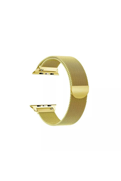 Gonga Curea magnetica compatibila Apple Watch, metalica, reglabila Auriu 38/4...