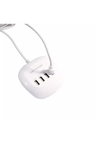 Gonga Portable charger, 4 USB ports, compact, Gonga® White