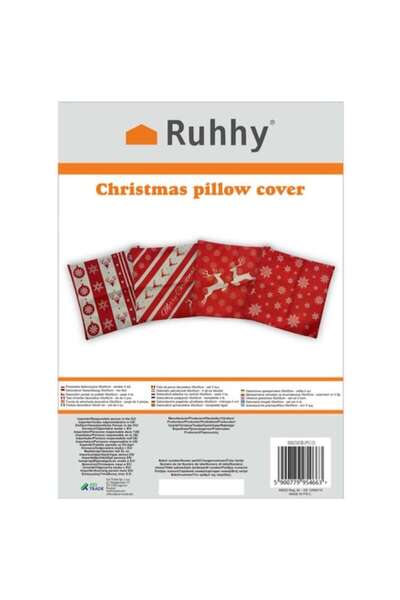 OEM Ruhhy Decorative Pillow Cover 45x45 cm - Set of 4