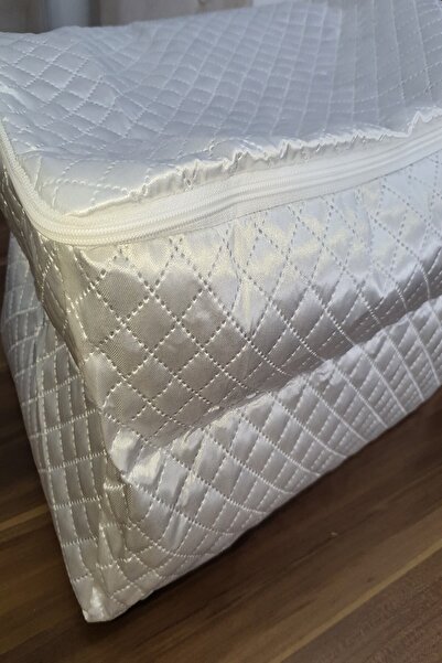 zarafet concept Beyaz Çeyizlik Hurç Gelin Nişan Bohçası Gelin Sandığı Damat Çeyiz Dolap Organizer 68x35