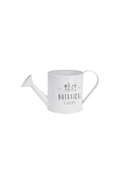 Via Gardenia وعاء سقي معدني أبيض 13*13 سم