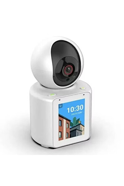 Trendoro Smart Wi-Fi Surveillance Camera with Video Call, 2.8" Screen, Two-Way Audio, Motion Detection