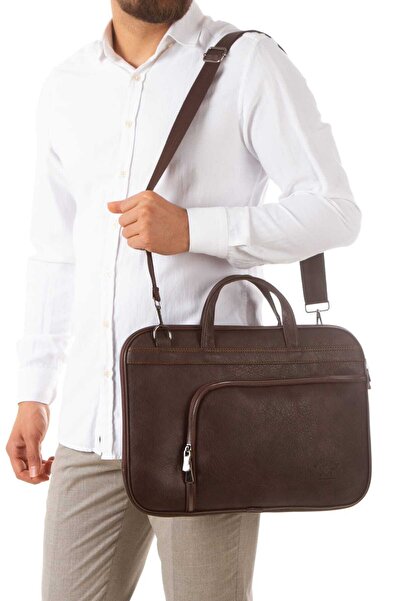 CERFF LEATHER CLUP ЧАНТА ЗА ДОКУМЕНТИ И ЛАПТОП