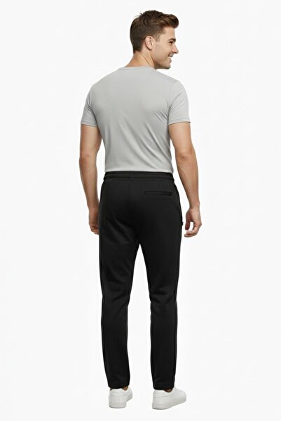 BAGLAN Men's Relaxed Fit Straight Leg Diving Fabric Sweatpants Bgl-St05044