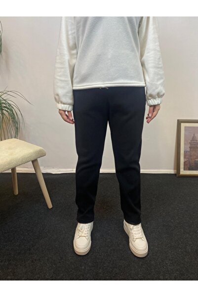 Superlife Women's Comfortable Fit Elastic Waist Fleece Sweatpants with Pockets Spr24Eak71