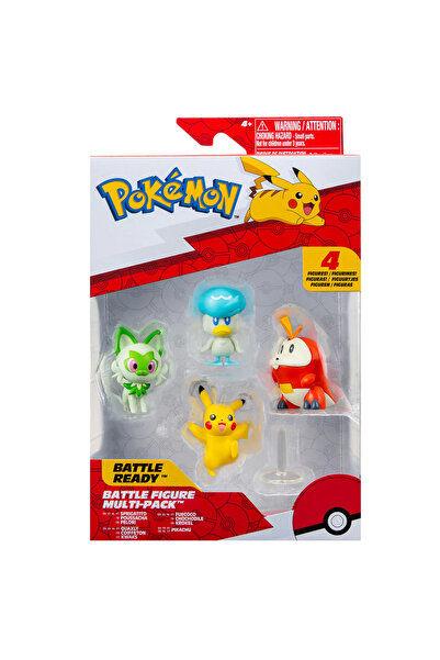 TOYFEST Pokemon Battle 4-Piece Figure Set