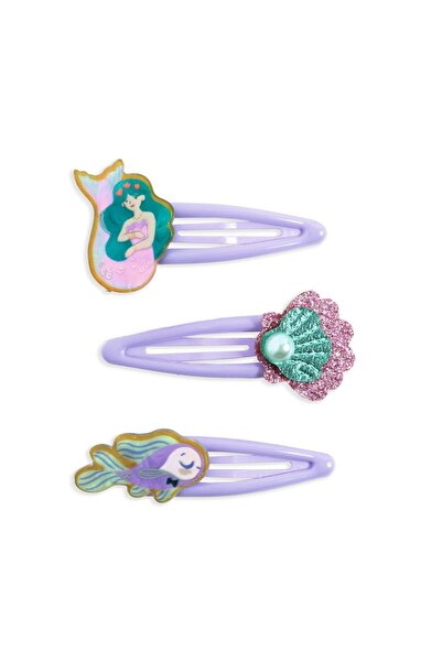 djeco Colectia Plume - 3 agrafe de par Lorelei, Djeco, editie kids color