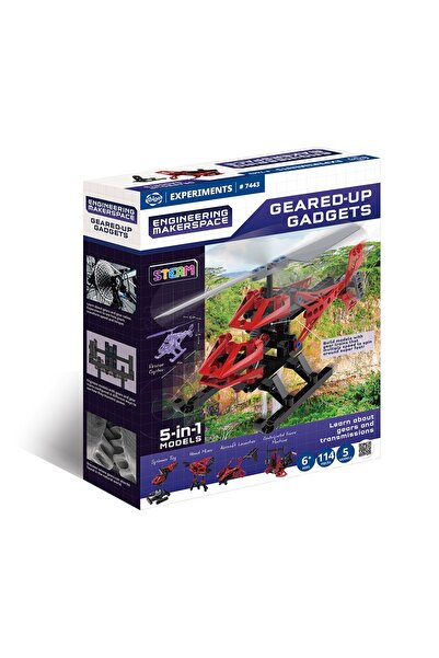 Gigo Toys Kit STEM Construieste gadgeturi avansate, Genius Toy, super rezistent