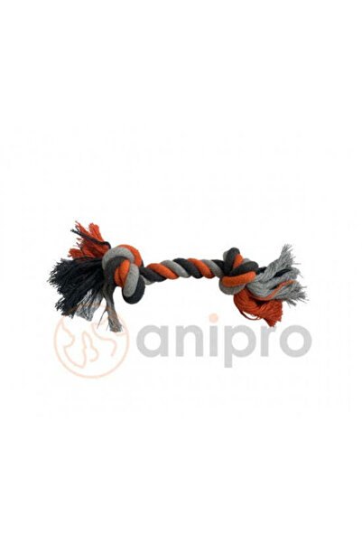 AniPro Grey/Orange Rope Toy, 28 cm