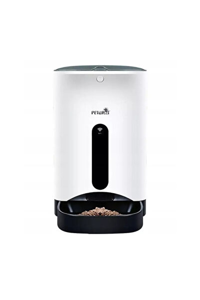 Petwant Automatic pet food dispenser PF-102, 4.3 L, Gonga® White