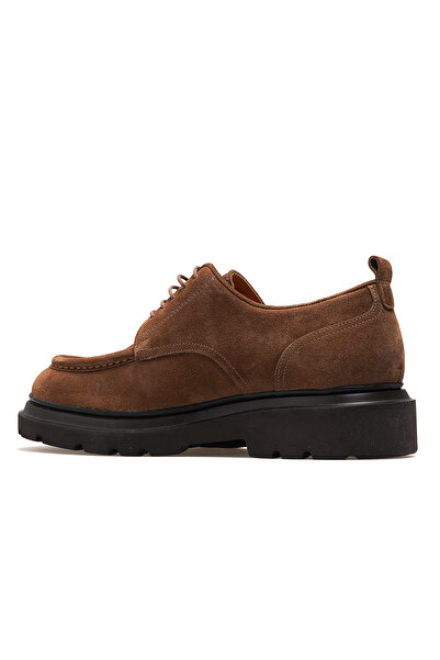 YAŞAR KAŞLI Men's genuine leather casual daily shoes 25k ykm-54083 m camel nubuck