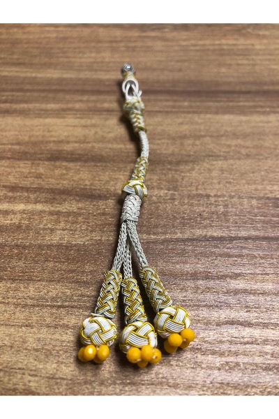 Black Sea Port 3 Toplu Taşlı El Örmesi Kazaz Tesbih Püsküllü