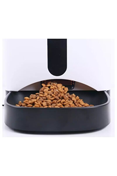 Petwant Automatic pet food dispenser PF-102, 4.3 L, Gonga® White