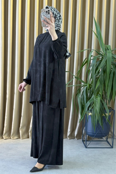 MissWhence 38010 Cupro Jacquard Tunic Set