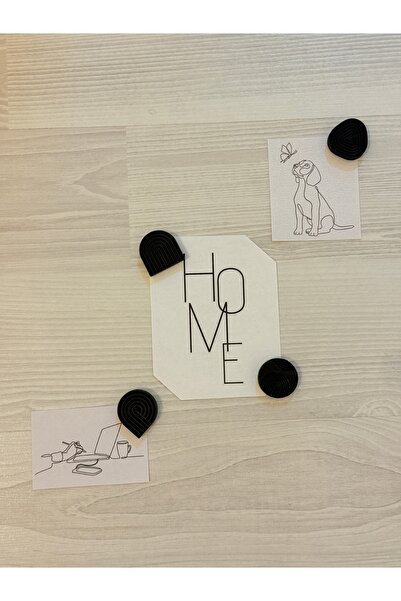 Gamy Crafts Dekoratif Magnet-4lü Buzdolabı Magneti-Magnet-İskandinav Magnet