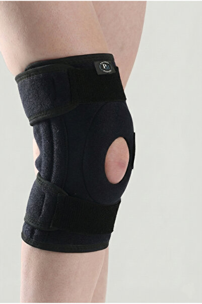 POLİMED Patella Ligament Knee Brace with Steel Spring Support Patella Silicone Supported Knee Brace