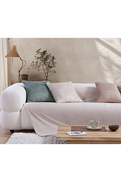 Nef Nef Homeware Dakari Throw Blanket 130x180 Ecru