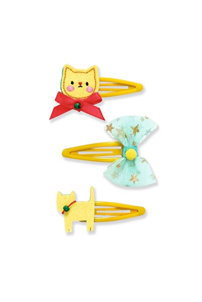 djeco Colectia Plume - 3 agrafe de par Mina, Djeco, editie pentru varste mici