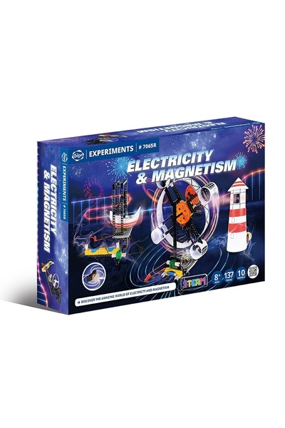 Gigo Toys Kit STEM Electricitate si Magnetism, Genius Toy, super distractiv