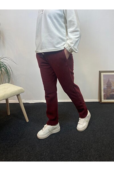 Superlife Women's Comfortable Fit Elastic Waist Fleece Sweatpants with Pockets Spr24Eak71