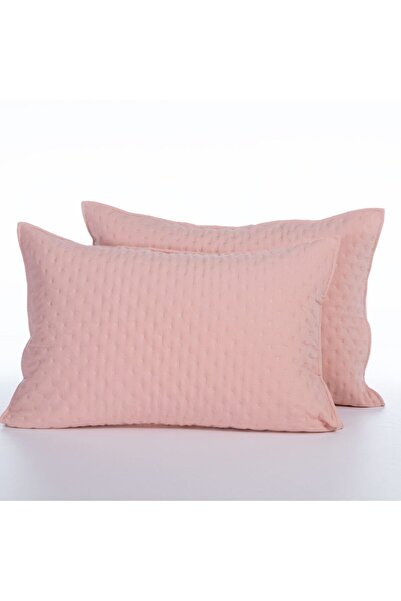 Nef Nef Homeware Set of 2 pillowcases 52×72 cm, microfiber, Nef-Nef Valia Peach